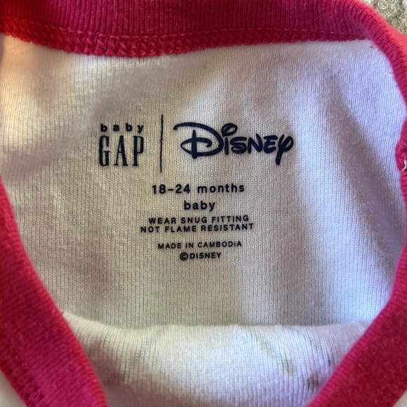Baby Gap Minnie Mouse pajamas 18-24 months - Picture 3 of 3